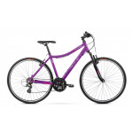 Krosový bicykel Romet Orkan D 28" L (19") fialovo-ružový